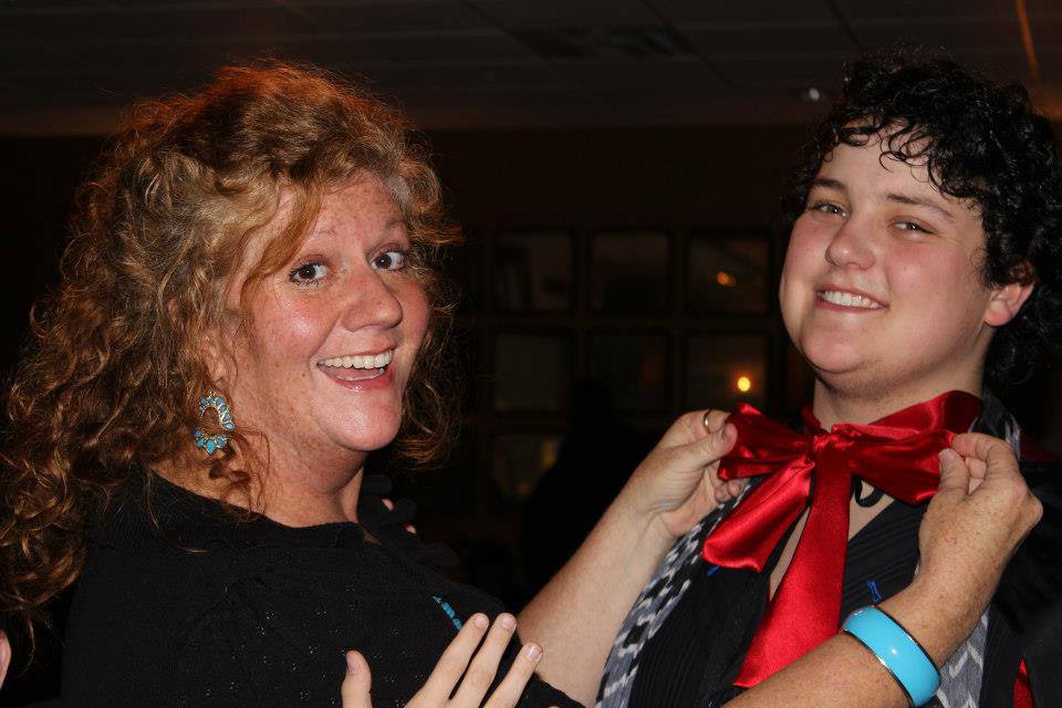 Angie Dickson, left and Brandtley McDonald.
