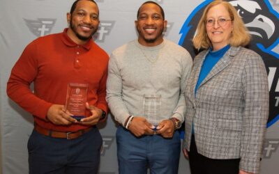 Twins return to Faulkner as Distinguished Alumni in computer science field
