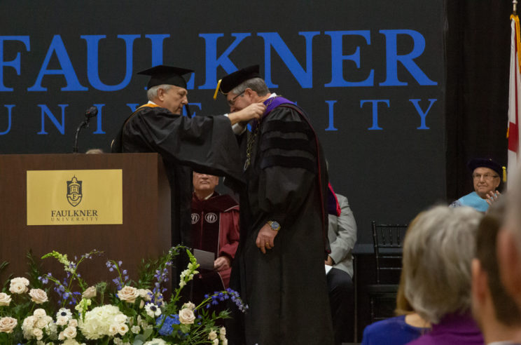 Faulkner University News D Mitchell Henry Jd Inaugurated As The