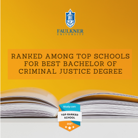 Study.com Top-Ranked School badge for top Criminal Justice degree ranking.